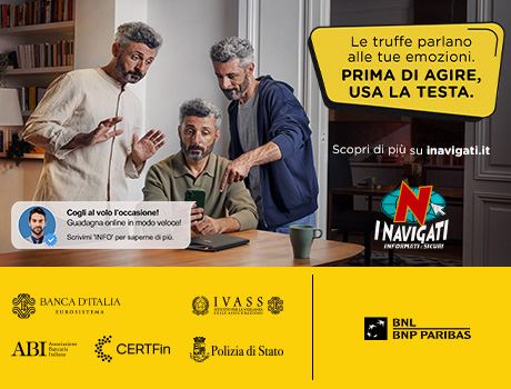 Locandina della campagna CERTFin 2026 per un uso sicuro di canali e strumenti digitali